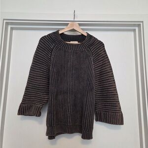 Maeve Charcoal Knit Sweater
